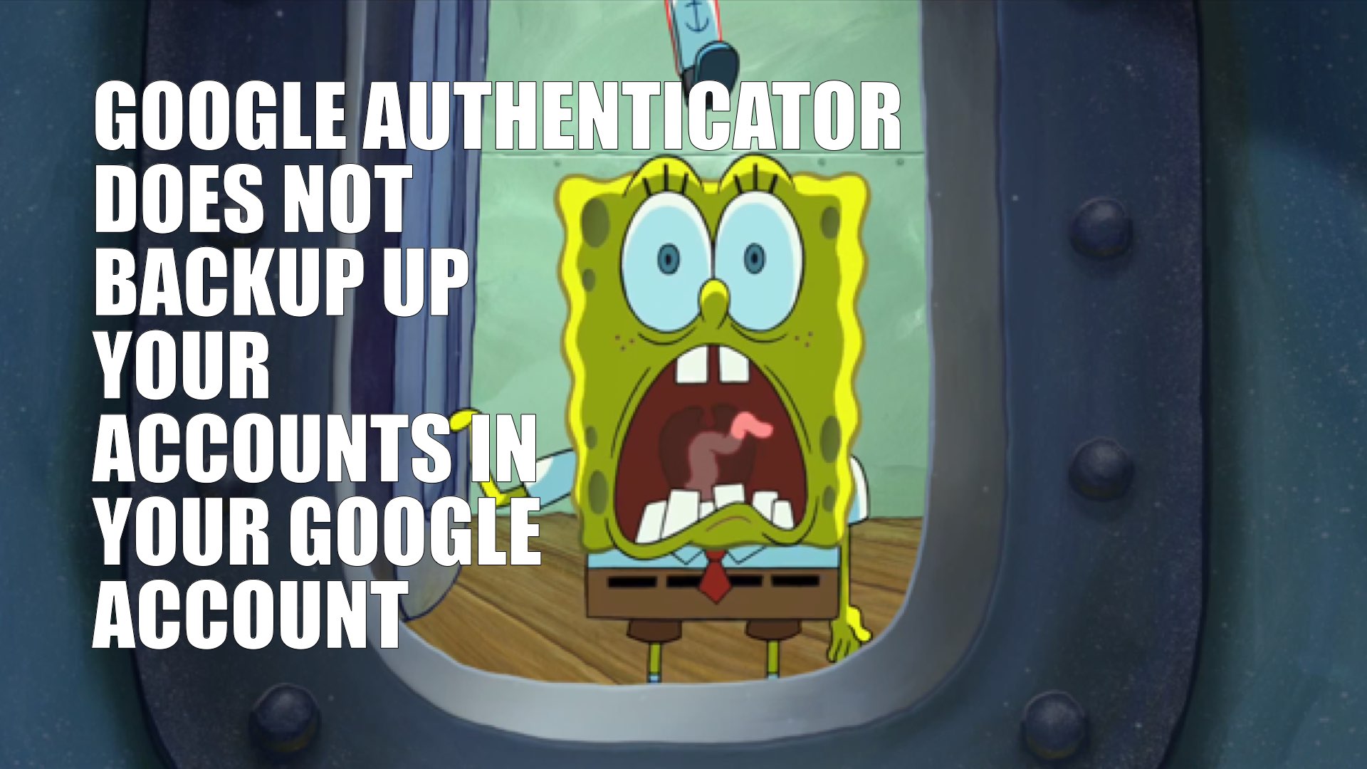 google authenticator lost backup codes